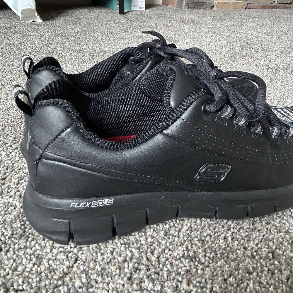 Skechers Sure Track Trickel Slip Resistant Work Shoes Women's Size 7.5 (76550) - Picture 4 of 11